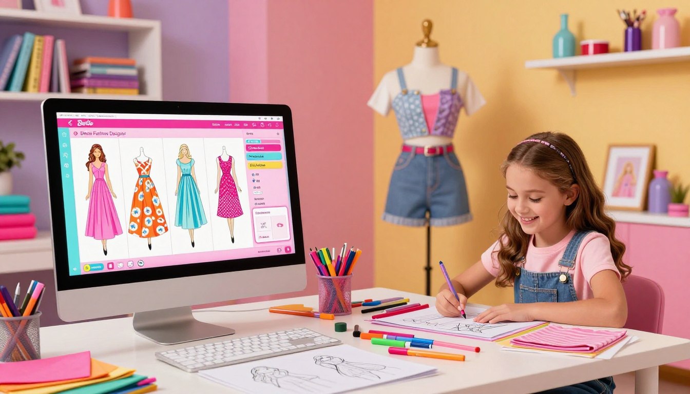 jogo Barbie Fashion Designer