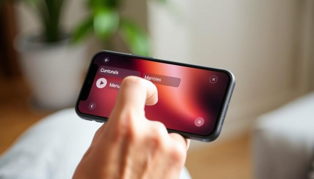 left-handed smartphone interfaces