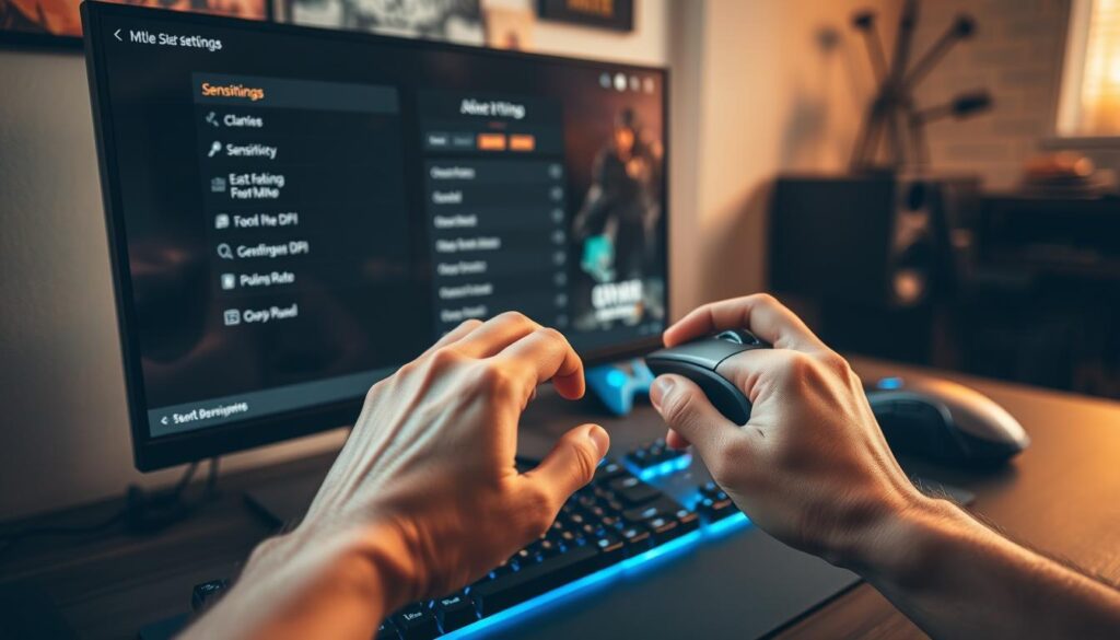 mouse settings adjustments in FPS gaming