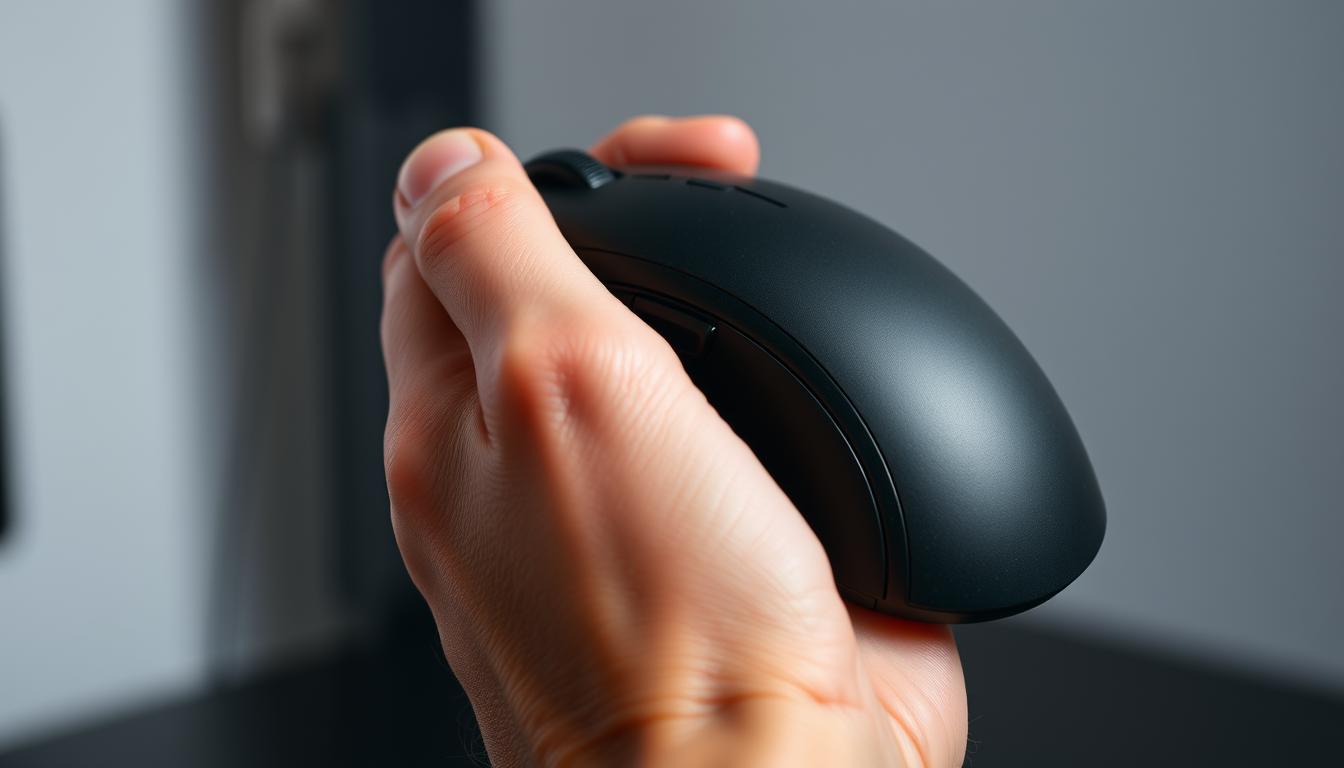 mouse weight balance and aim control in left-handed FPS