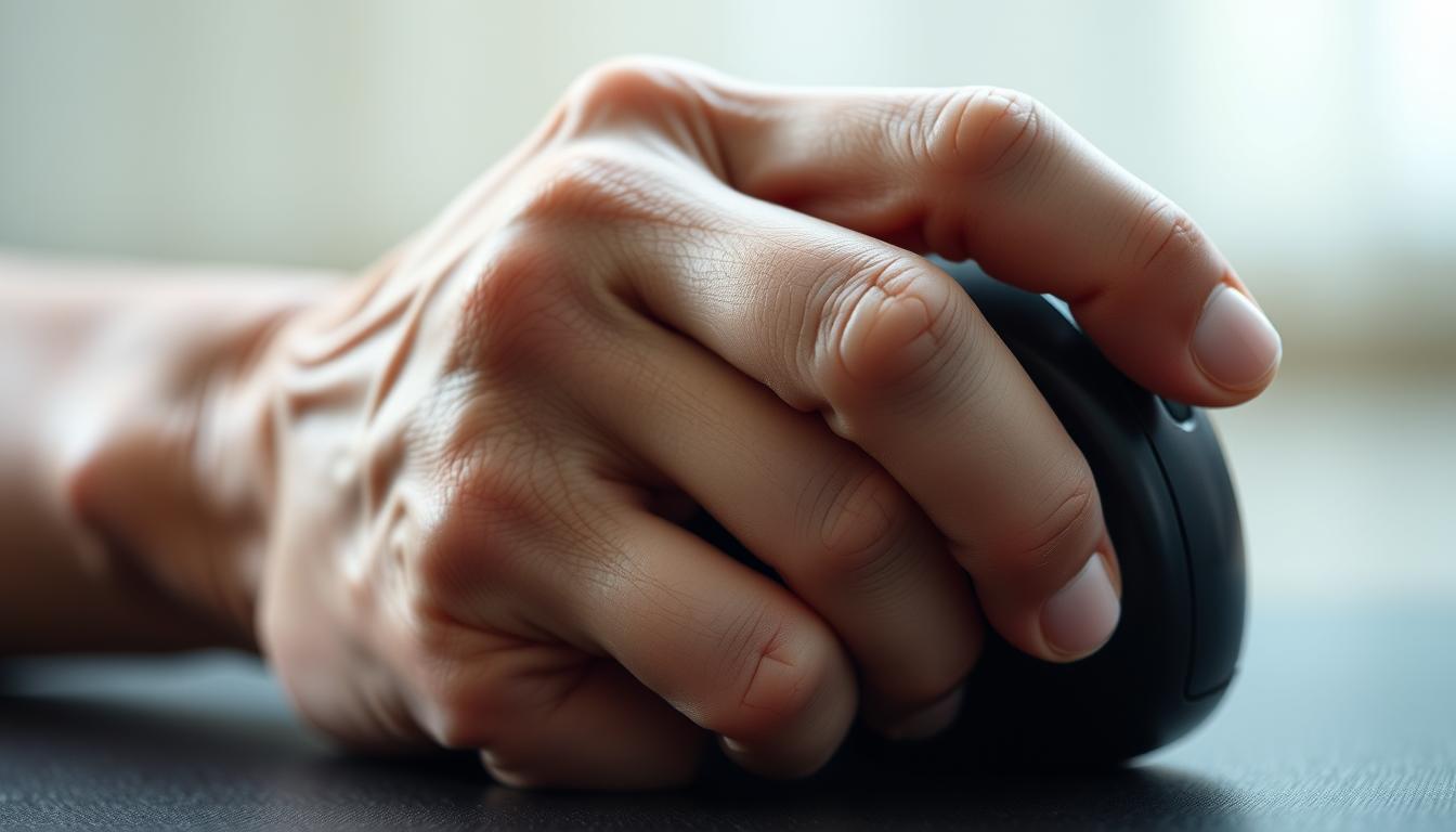 muscle tension and left-handed precision