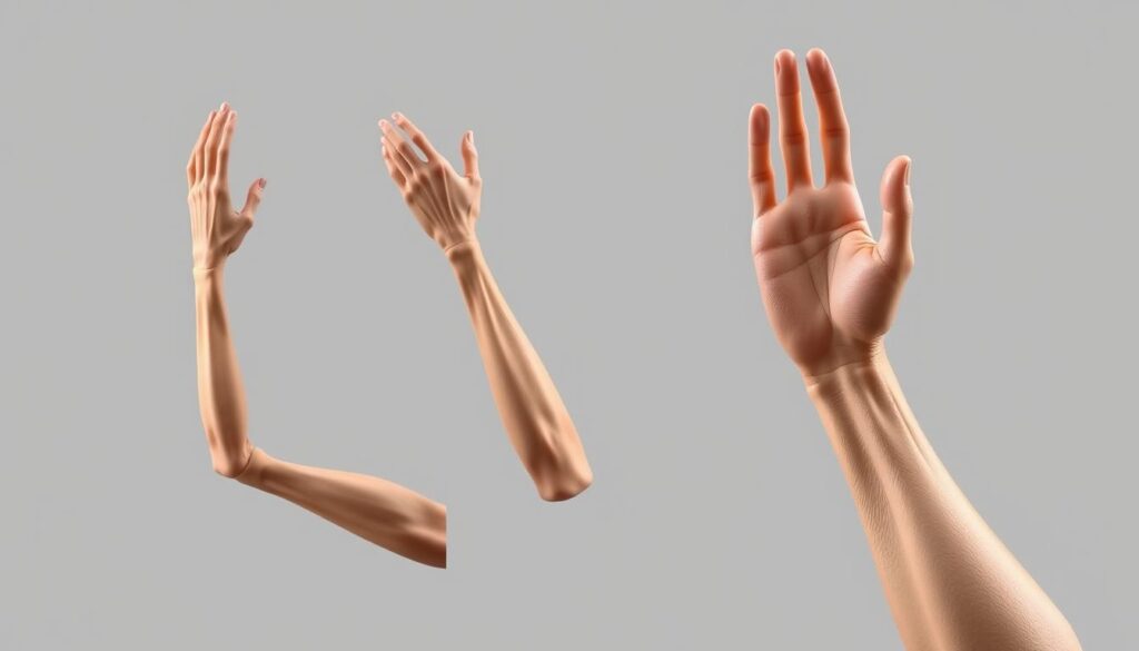 proprioceptive research in arm configurations