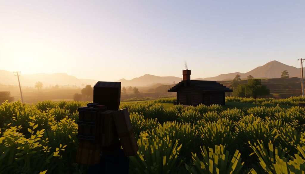 sobrevivendo no Minecraft