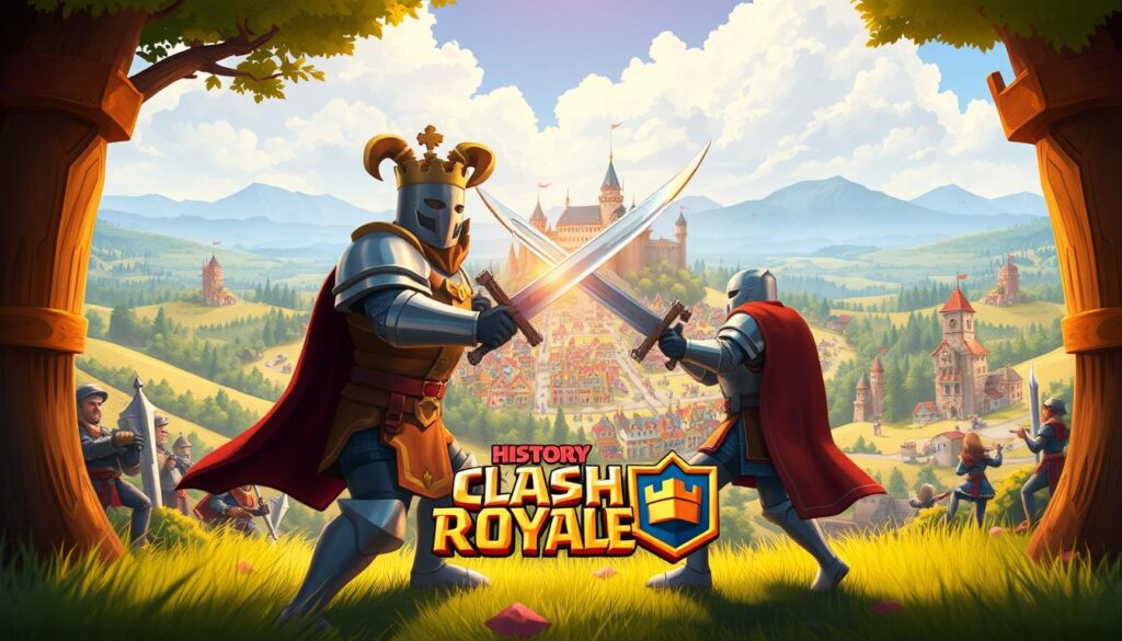Clash Royale história Clash Royale história