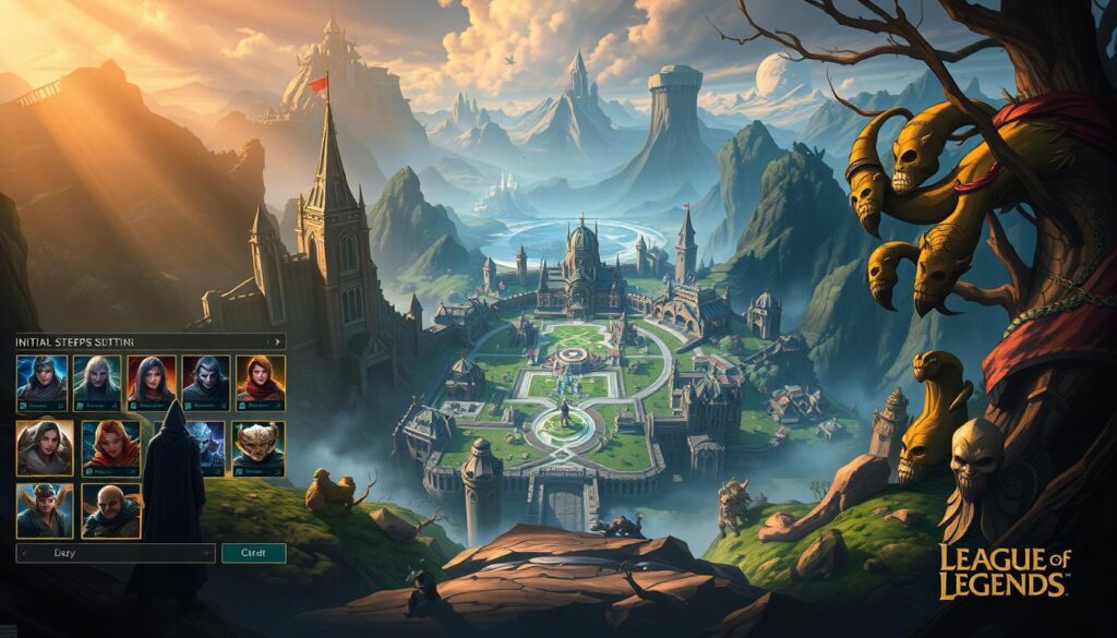 configurações iniciais League of Legends configurações iniciais League of Legends