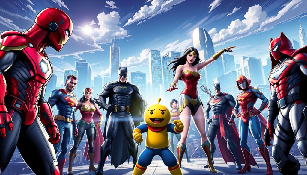parcerias Fortnite Marvel DC parcerias Fortnite Marvel DC