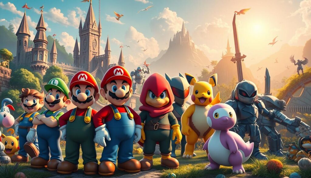 referências a franquias de jogos referências a franquias de jogos