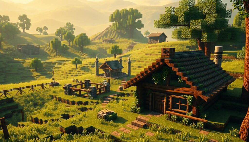 abrigos iniciais no Minecraft abrigos iniciais no Minecraft