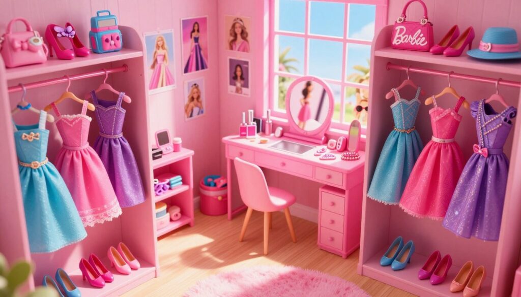 closet da Barbie