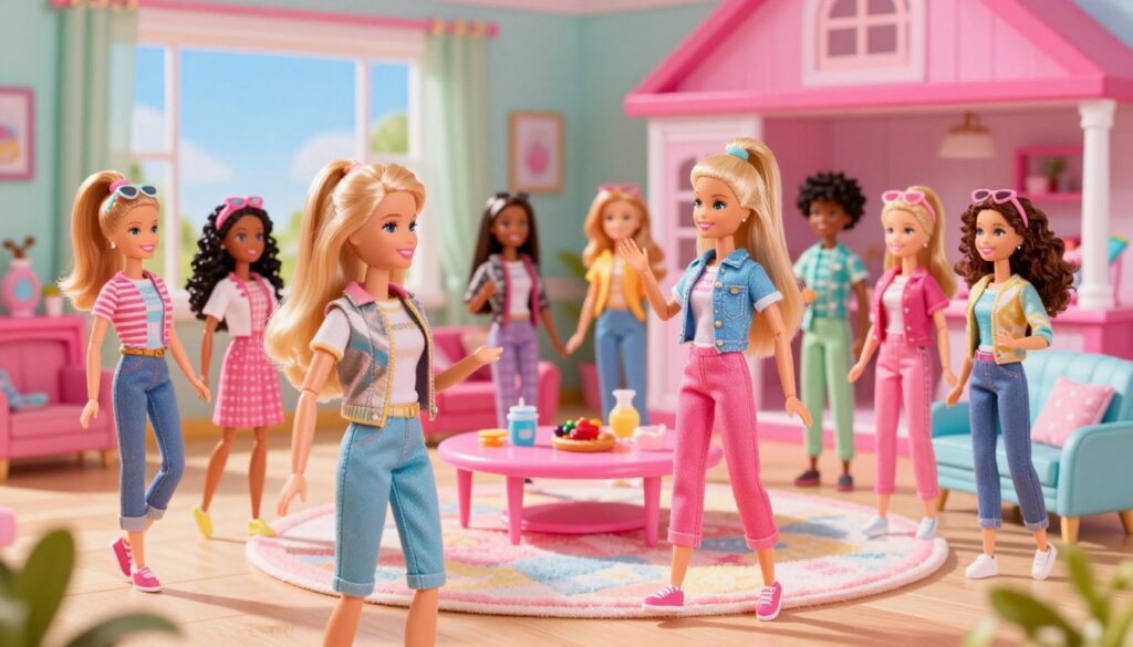 personagens Barbie Dreamhouse