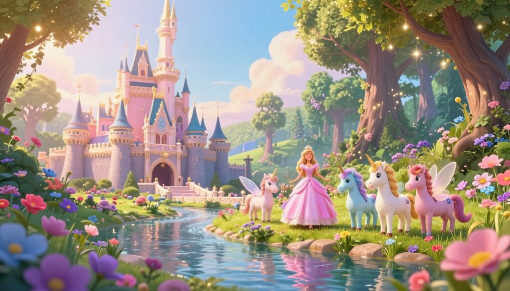 jogo Barbie Princess Adventure em um mundo encantado