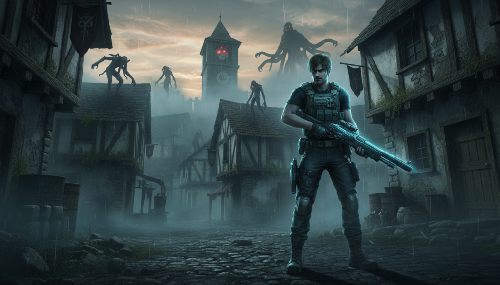 melhorias gráficas e jogabilidade moderna em Resident Evil 4 melhorias gráficas e jogabilidade moderna em Resident Evil 4