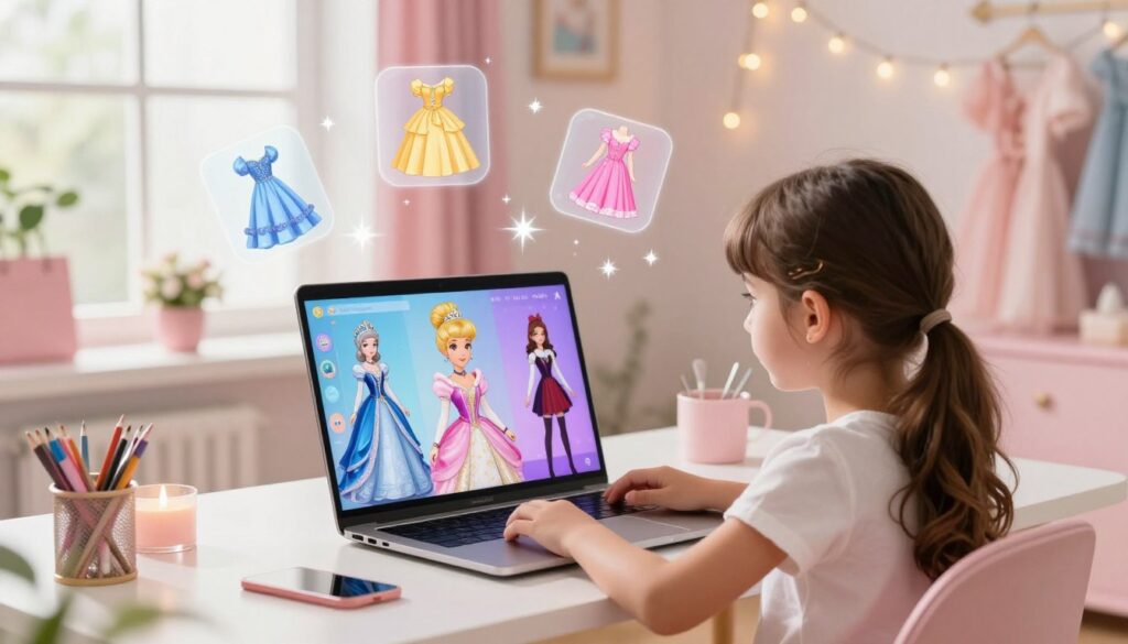 personalizar avatar no jogo Cinderella Fashion Games