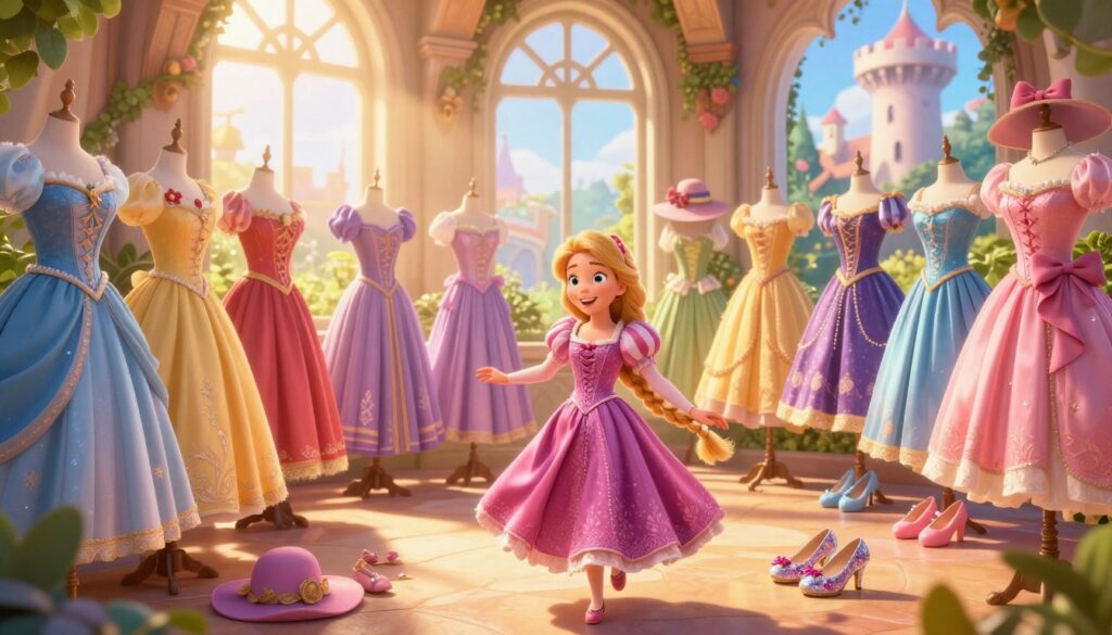 Jogos de vestir da Princesa Rapunzel