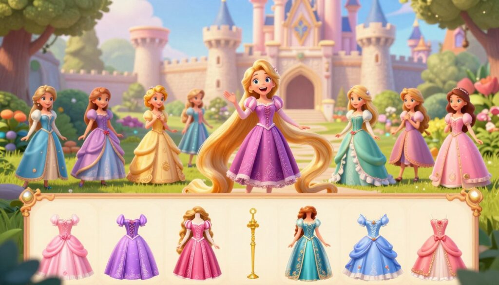 Rapunzel Dress Up Games