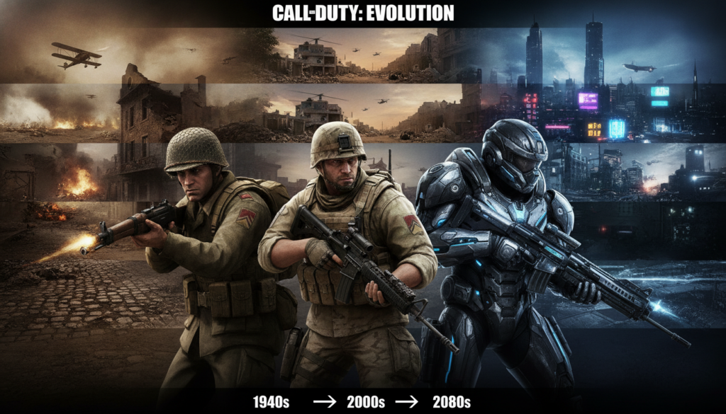 evolução técnica de Call of Duty