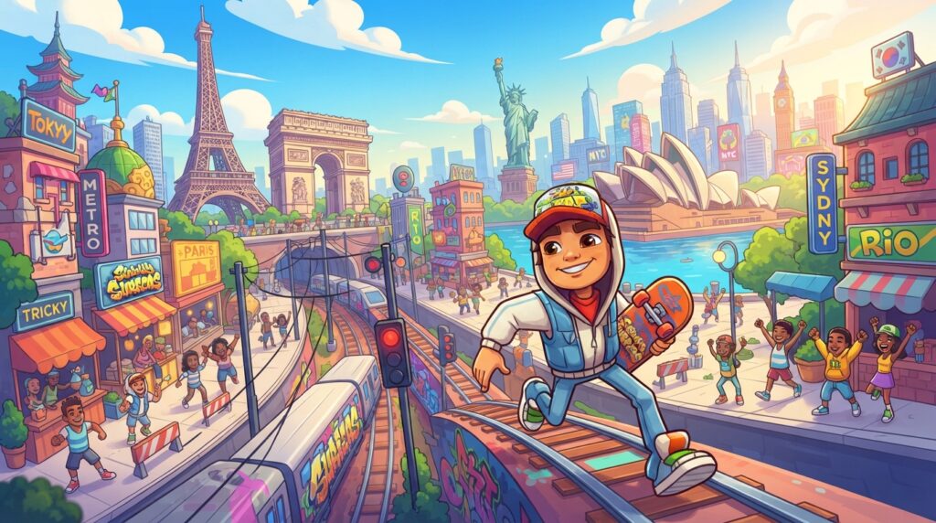 cidades mais marcantes Subway Surfers