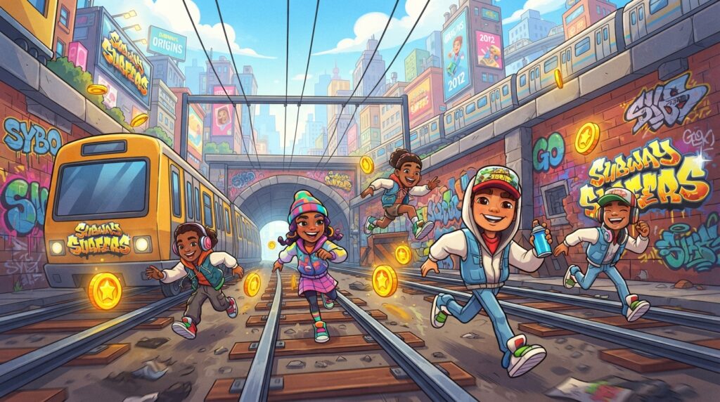 história de Subway Surfers história de Subway Surfers