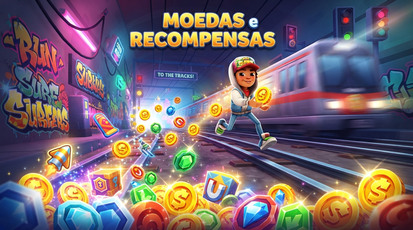 moedas e recompensas