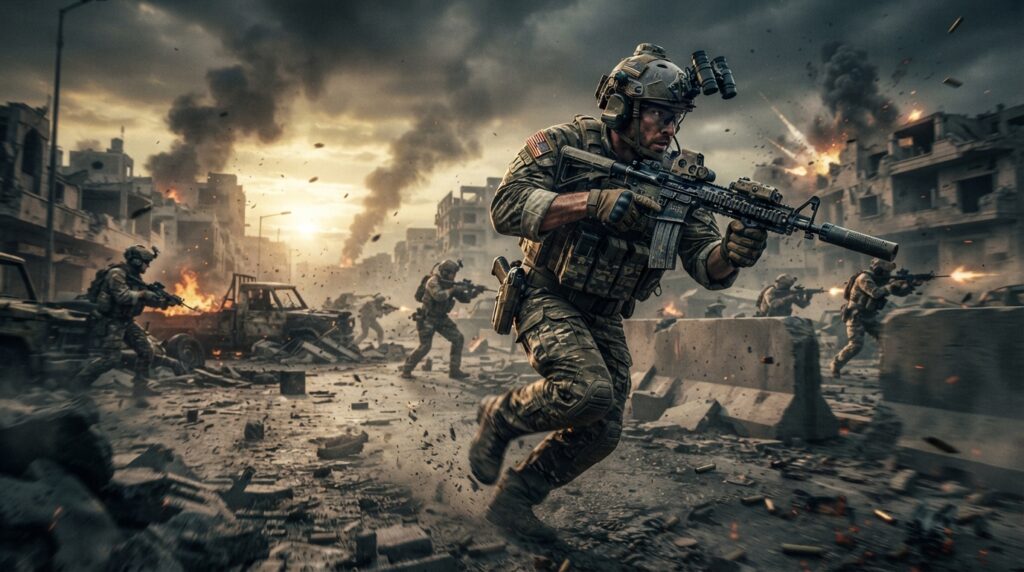 movimentação no Call of Duty